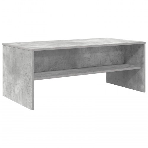 Sofabord i beton grå 100 x 50 x 40 cm - konstrueret træ