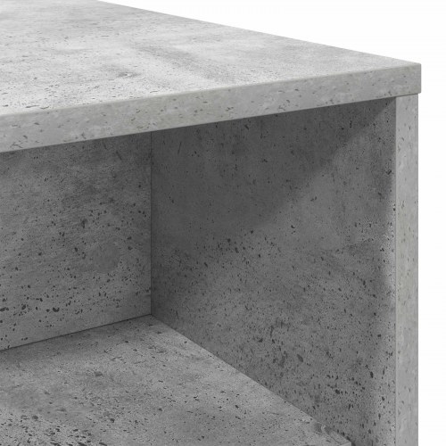 Sofabord i beton grå 100 x 50 x 40 cm - konstrueret træ
