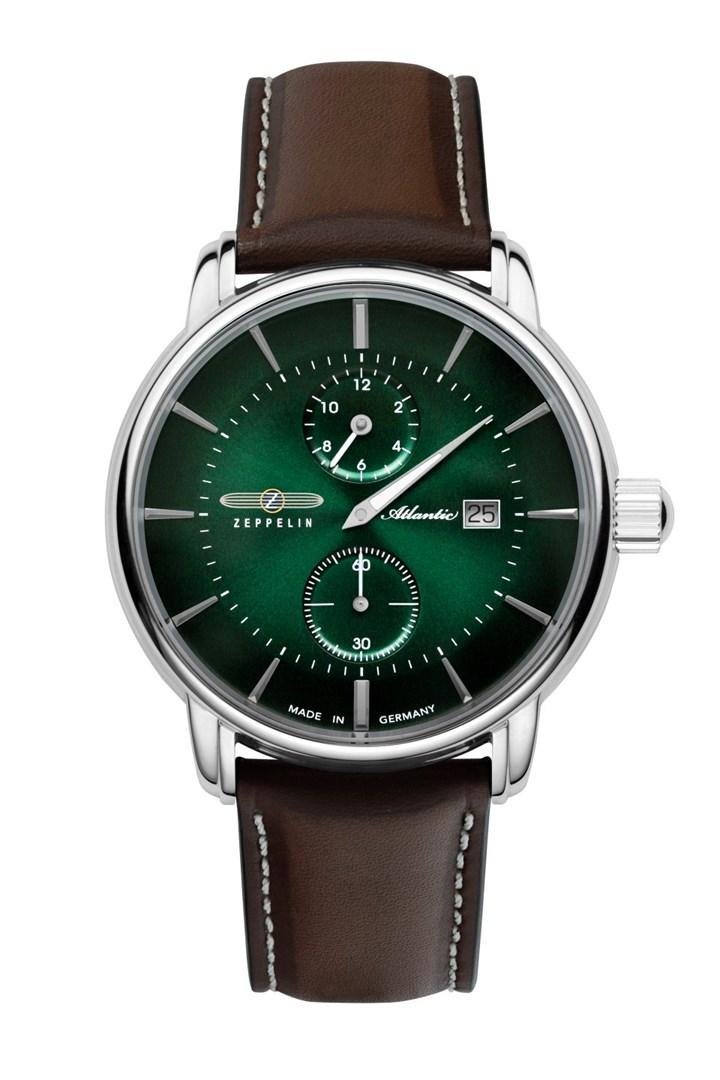 Zeppelin Atlantic 8426-4 automatisk armbåndsur - grøn skive billede