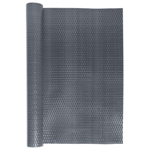 Altanafskærmning i polyrattan 1000 × 80 cm - antracitgrå