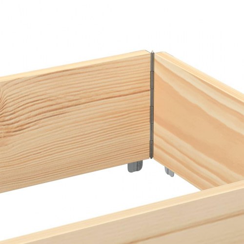 Plantekasse i massivt fyrretræ - 150 x 50 cm