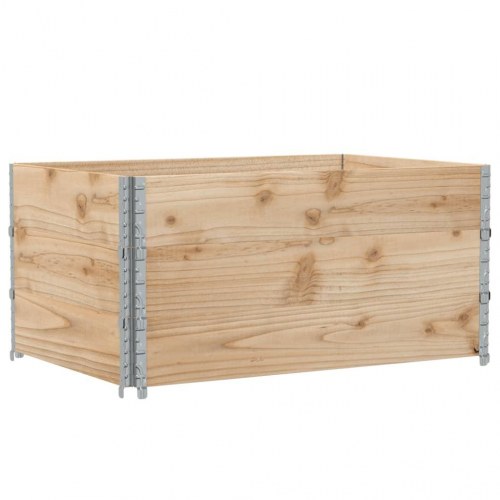 Plantekasse i massivt fyrretræ 120 x 80 x 60,5 cm