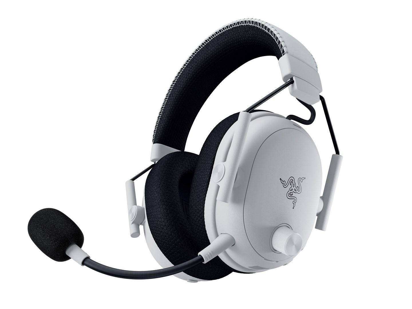 Razer BlackShark V3 Pro gaming-headset - kablet & trådløst, hovedbøjle, hvid