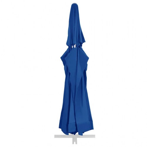 Parasoldug 610 cm - azurblå udskiftningsdug til haveparasol