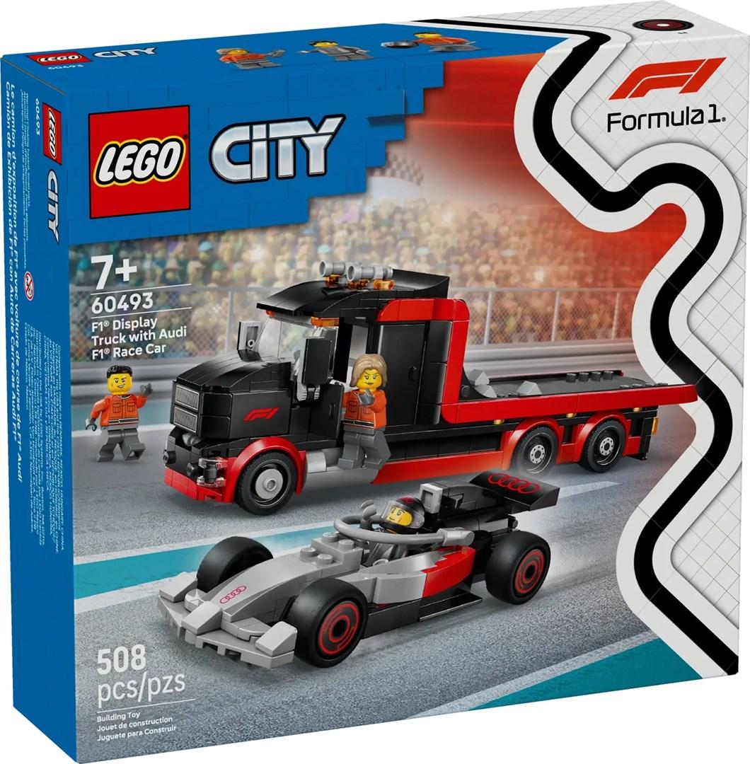 LEGO City 60493 - F1 udstillingslastbil med Audi F1 racerbil