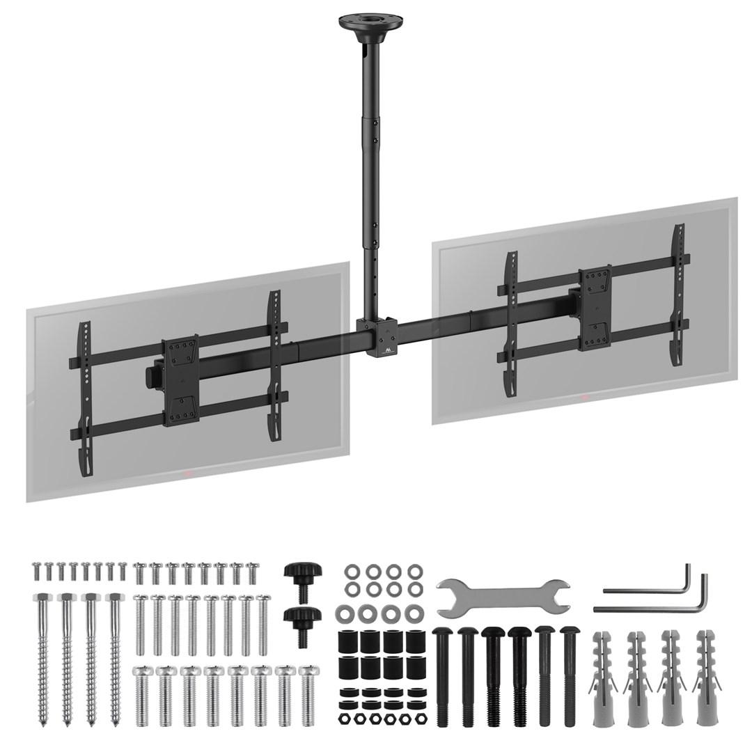 Maclean MC-111 B loftbeslag til to TV – 34-60", VESA op til 600x400, maks. 2×40 kg billede