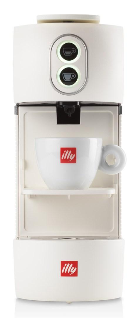 illy Easy fuldautomatisk kapsel-kaffemaskine - 1 l, hvid billede