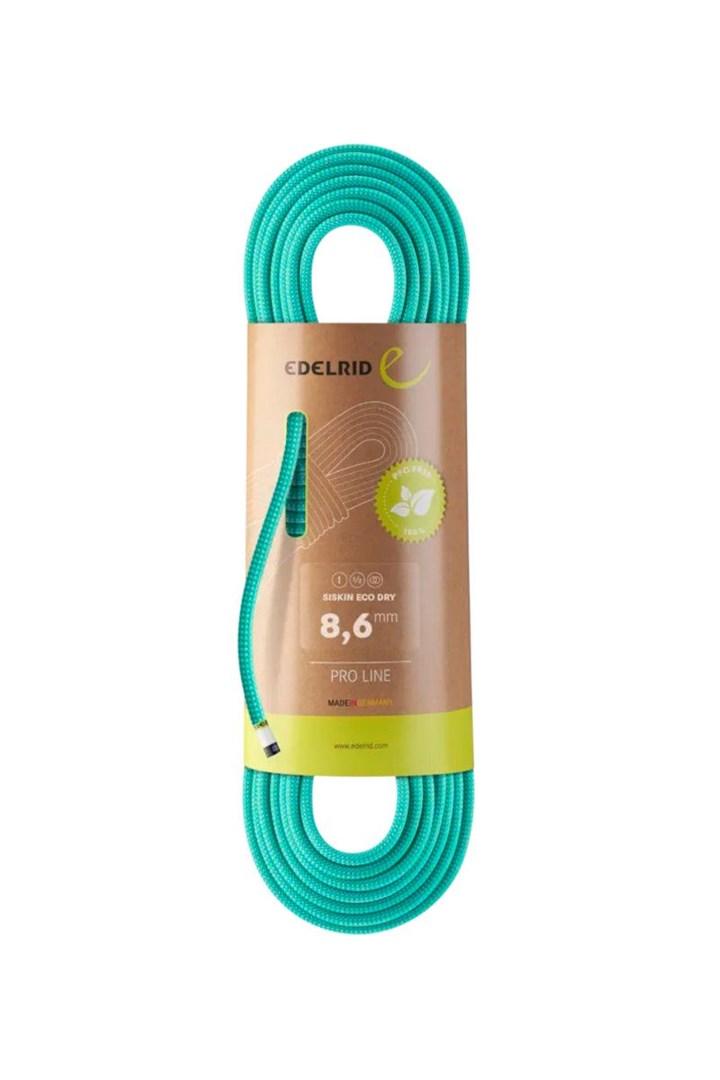 EDELRID Siskin Eco Dry klatretov 8,6 mm 60 m - Ice Mint billede