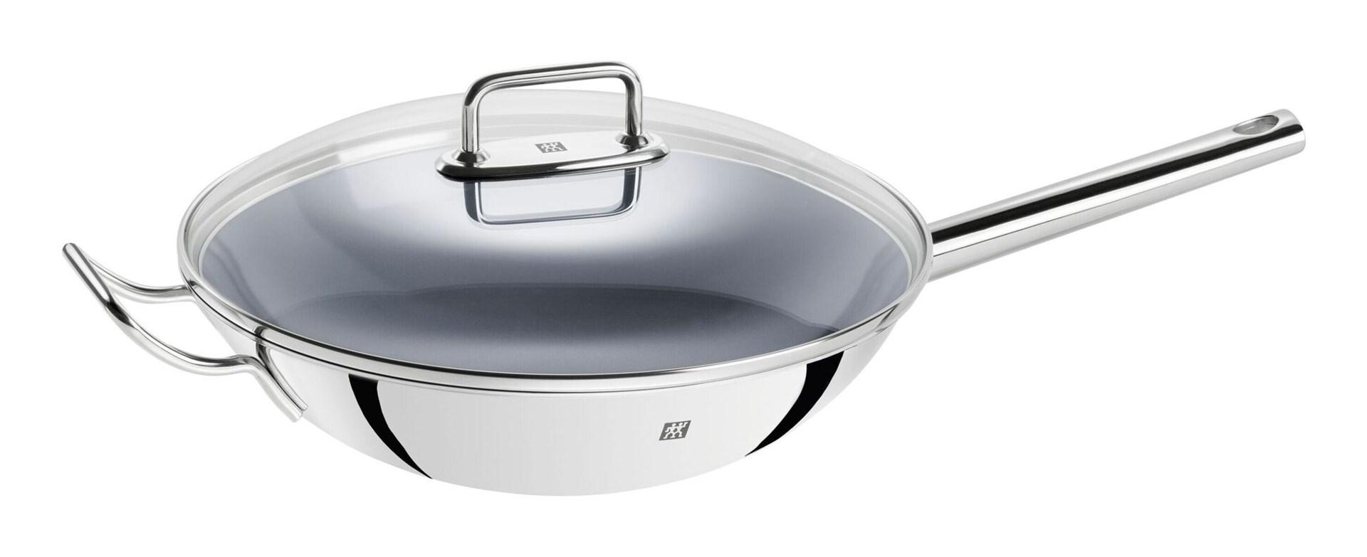 ZWILLING Plus wokpande med låg 32 cm - keramisk non-stick