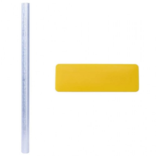 Vinduesfolier 3 stk. 3D regnbuemønster matteret PVC