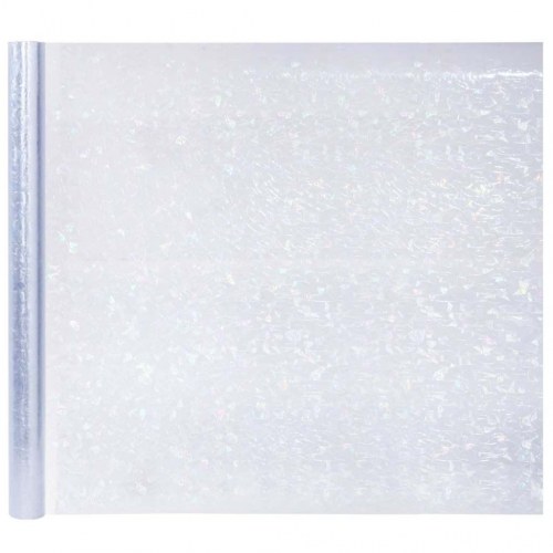 Vinduesfolier 3 stk. 3D regnbuemønster matteret PVC