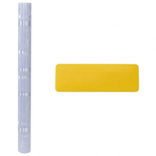 Vinduesfolier 4 stk. bambusmønster matteret PVC