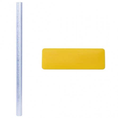 Vinduesfolier 5 stk. 3D regnbuemønster matteret PVC