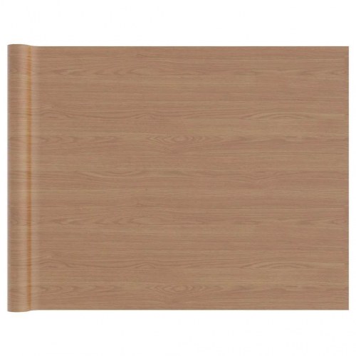 Selvklæbende møbelfolie - 2 stk. 500×90 cm PVC, lyst egetræ