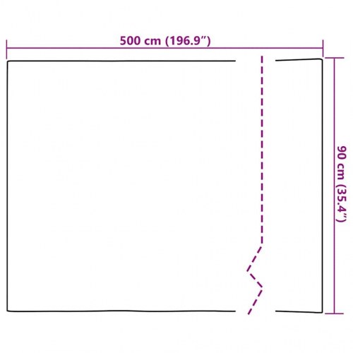 Selvklæbende møbelfolie 500×90 cm - PVC, højglans guld