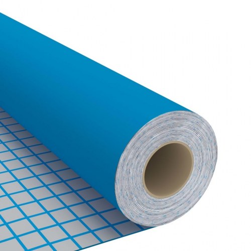 Selvklæbende folie til møbler 500 × 90 cm - PVC, azurblå