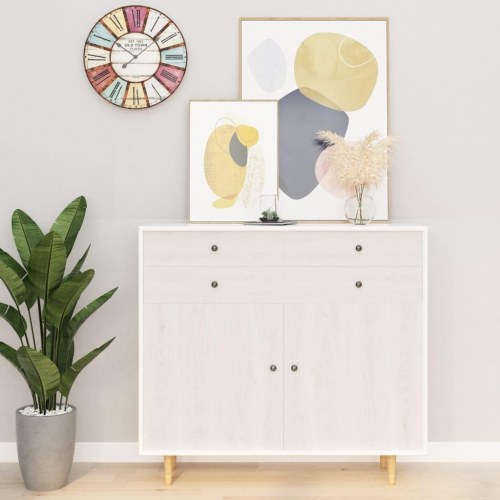 Selvklæbende folie til møbler 500x90 cm PVC hvidt træ