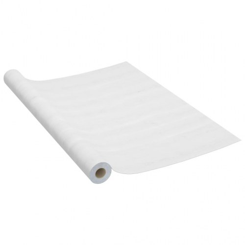 Selvklæbende folie til møbler 500x90 cm PVC hvidt træ