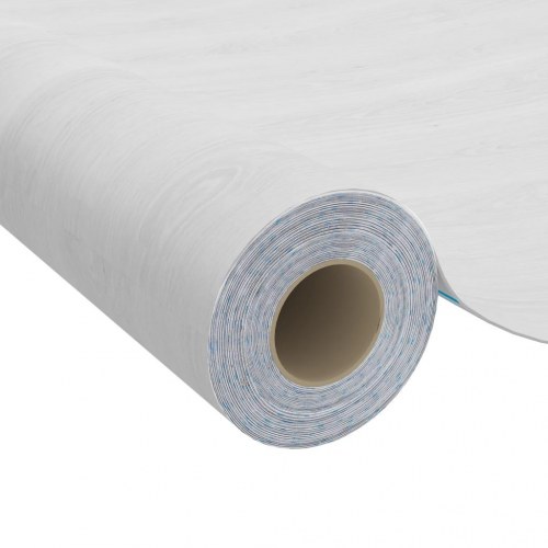 Selvklæbende folie til døre 2 stk. 210x90 cm PVC hvidt træ