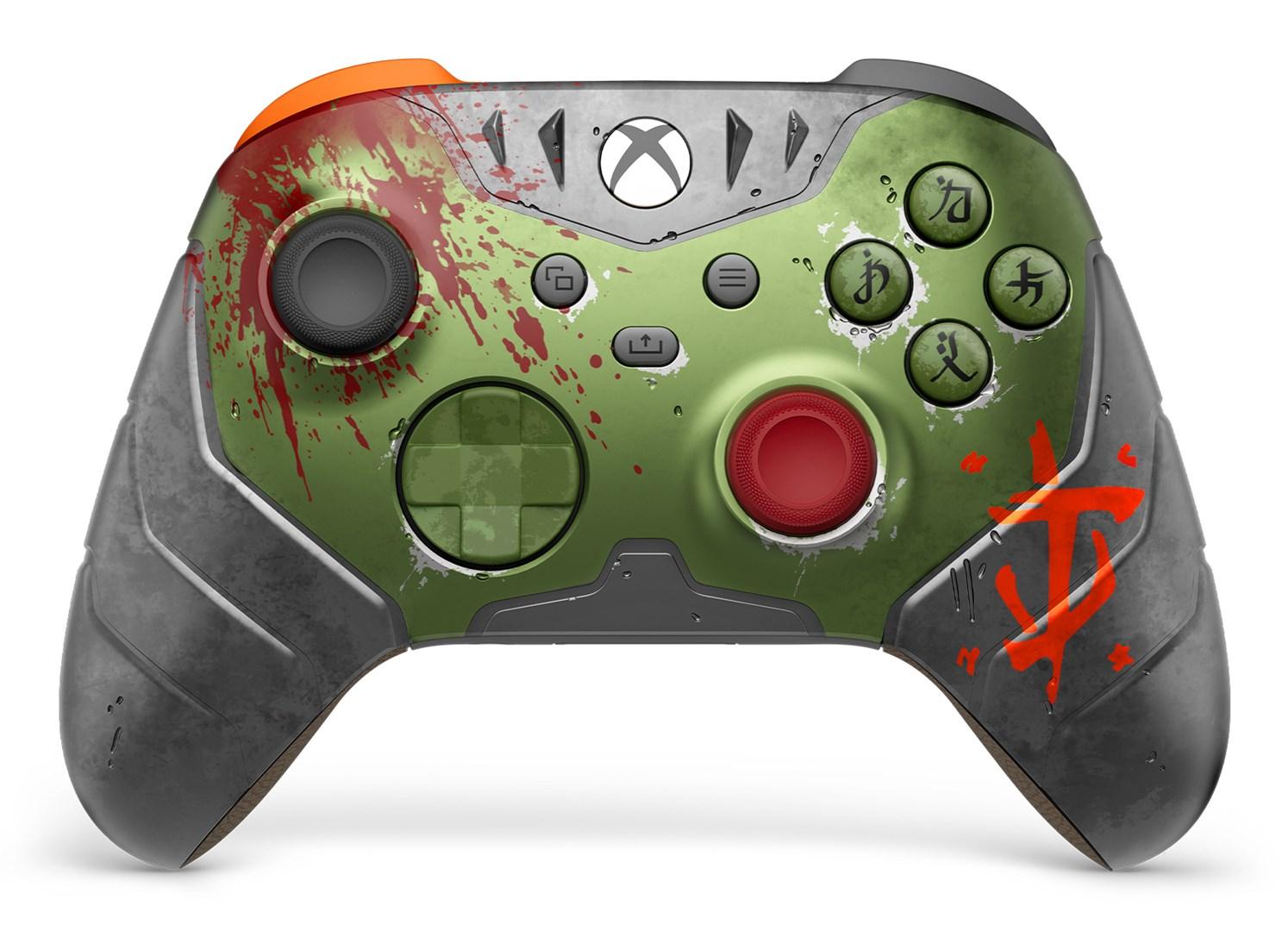 Microsoft Xbox Wireless Controller - DOOM: The Dark Ages Limited Edition multicolor Bluetooth/USB gamepad til Android, PC, iOS, Xbox One & Series X|S billede