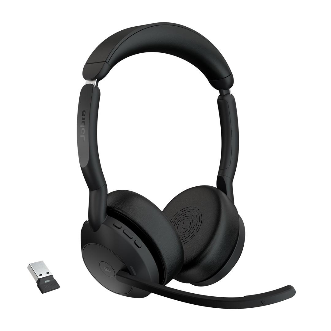 Jabra Evolve2 55 - Link380a MS Stereo trådløst headset