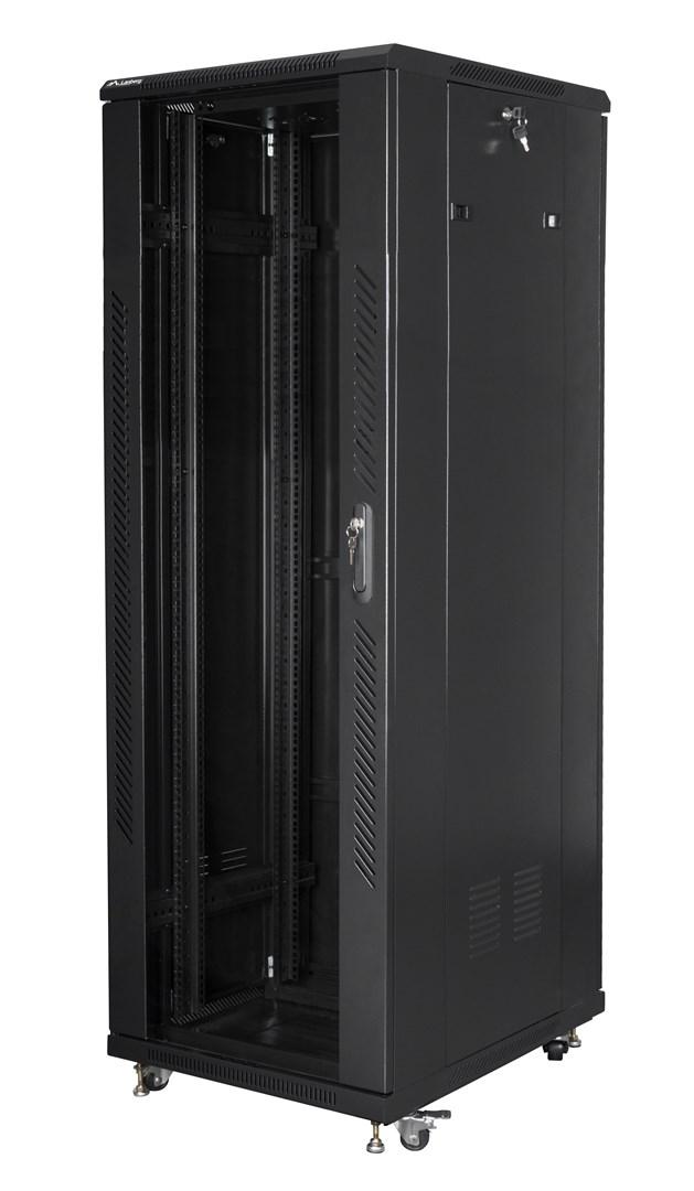 Lanberg FF01-6837-12B rackskab 37U - fritstående, sort billede