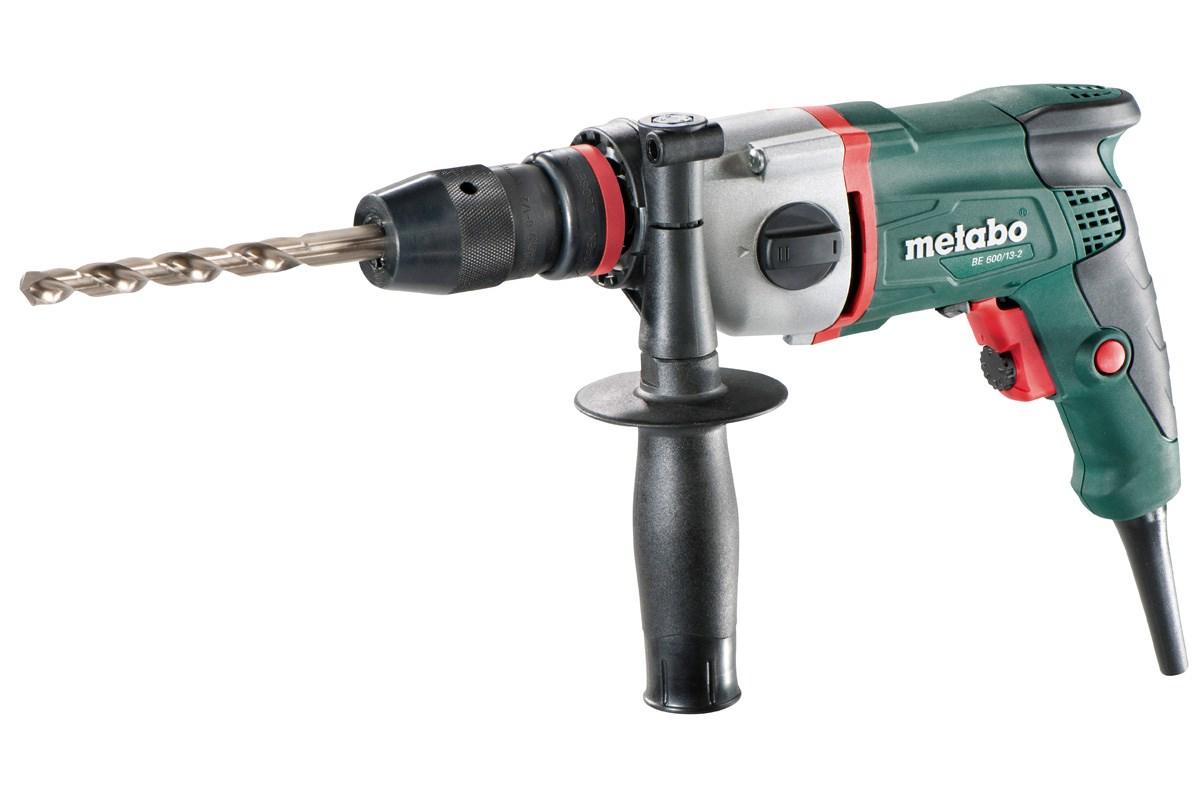 Metabo BE 600/13-2 bore-/skruemaskine 600 W - nøglefri, 2.500 o/min, 2 gear billede