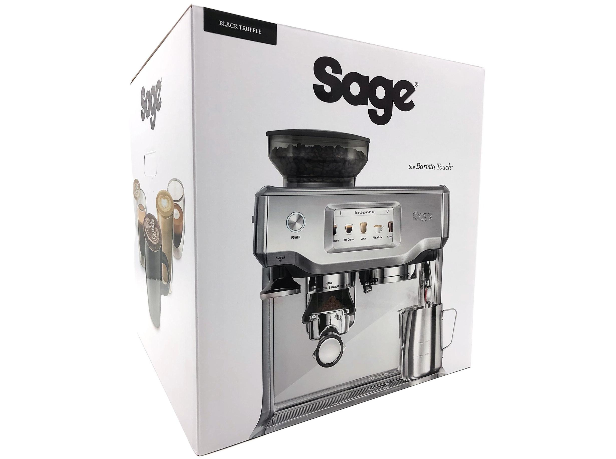 Sage the Barista Touch SES880 - automatisk espressomaskine med mælkeskummer, sort trøffel billede