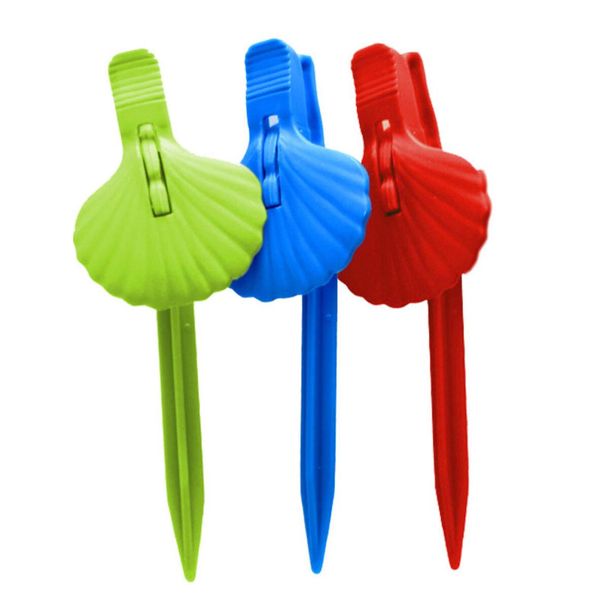 Marbueno strandklemmer - multifarvede, 1 stk. plastik billede