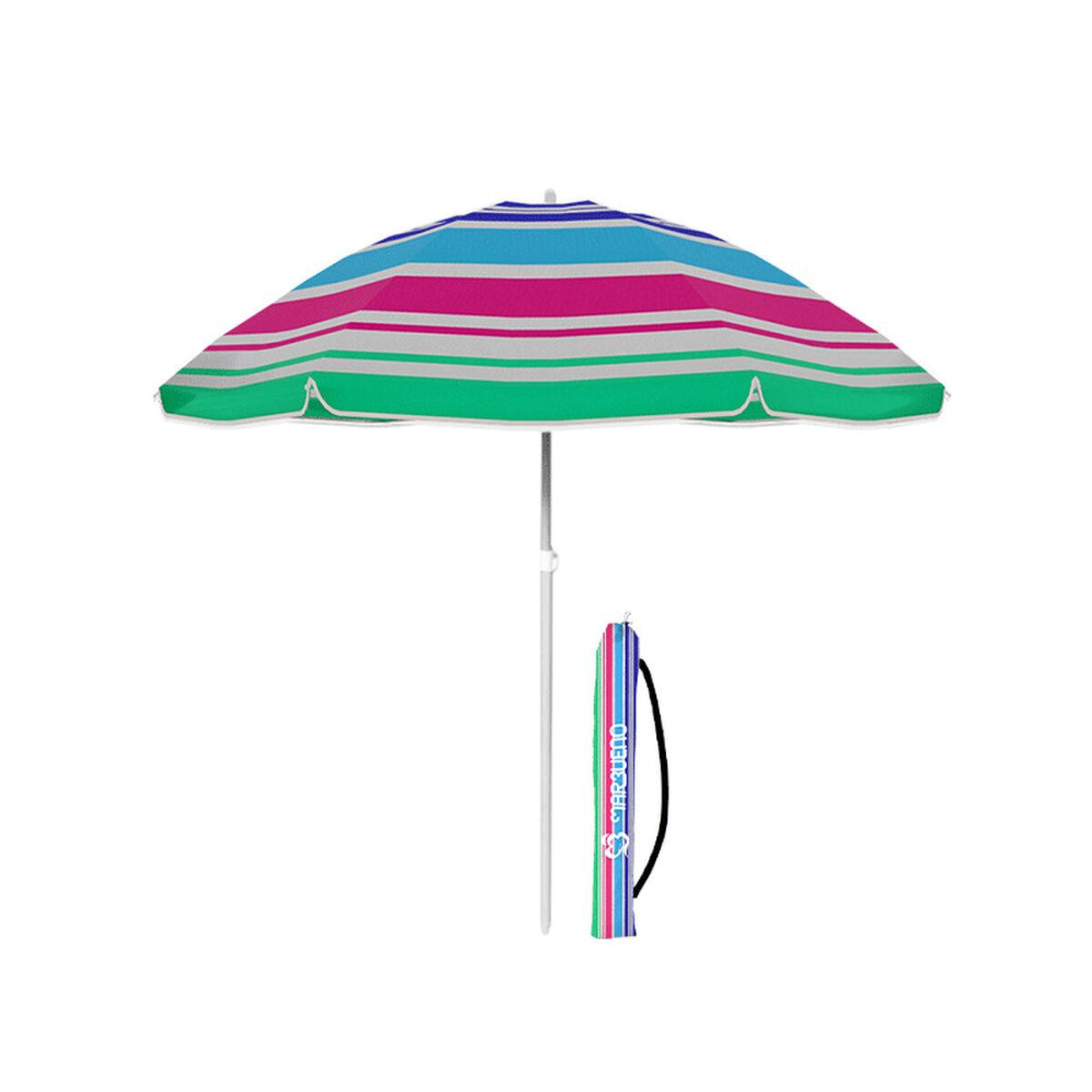Marbueno parasol - Multifarvet 160 cm med bæretaske billede