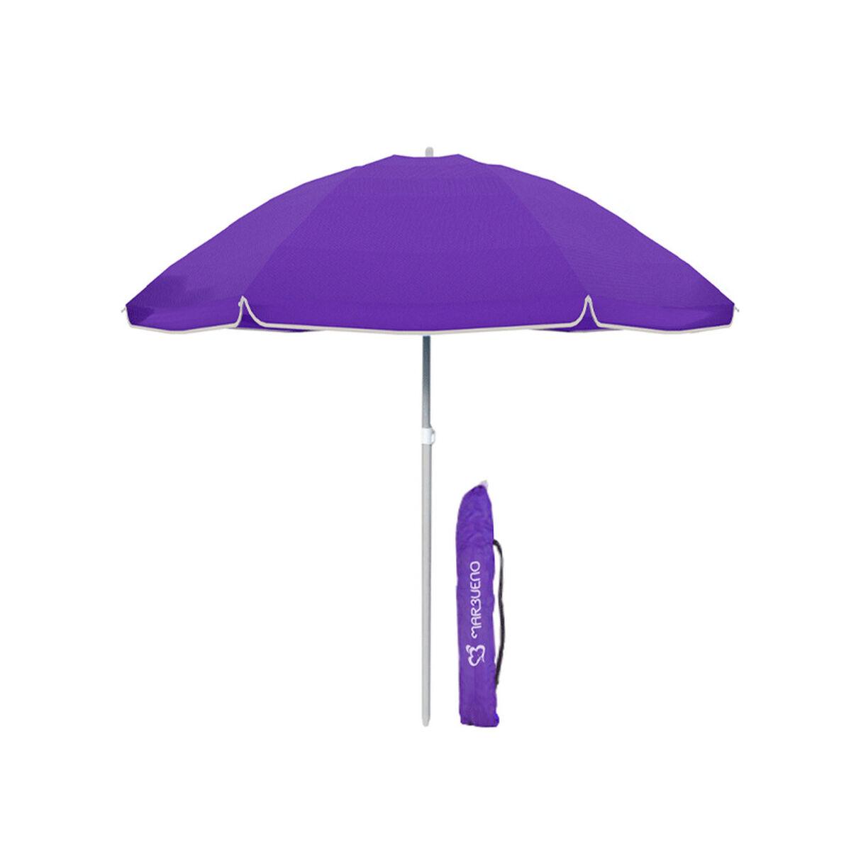 Marbueno parasol - Multifarvet 200 cm strand- og haveparasol billede