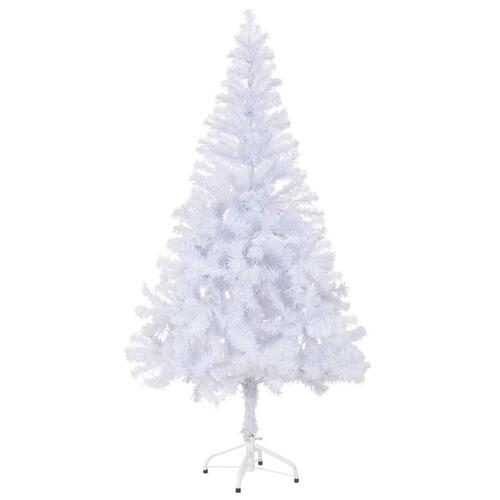Kunstigt juletræ med lys og kuglesæt 150 cm 380 grene