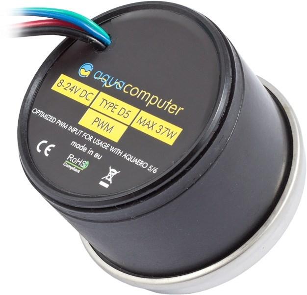 aqua computer D5 PWM pumpeenhed – del til vandkøling (sort) billede