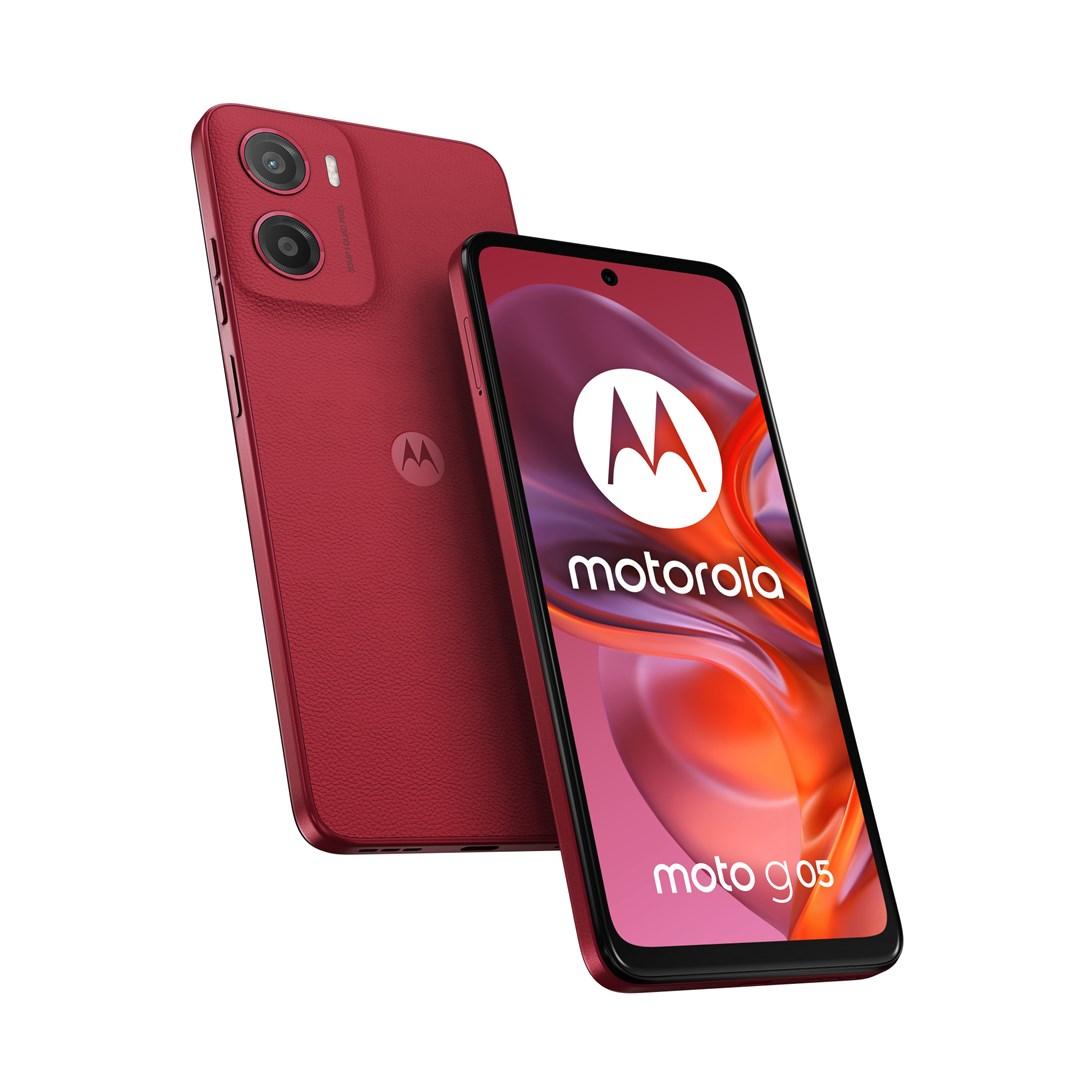 Motorola moto g05 6,67" 4/256 GB 4G Dual SIM - Rød billede