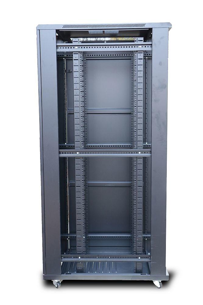 Extralink rackskab 42U - 600×800 mm, fritstående, sort billede