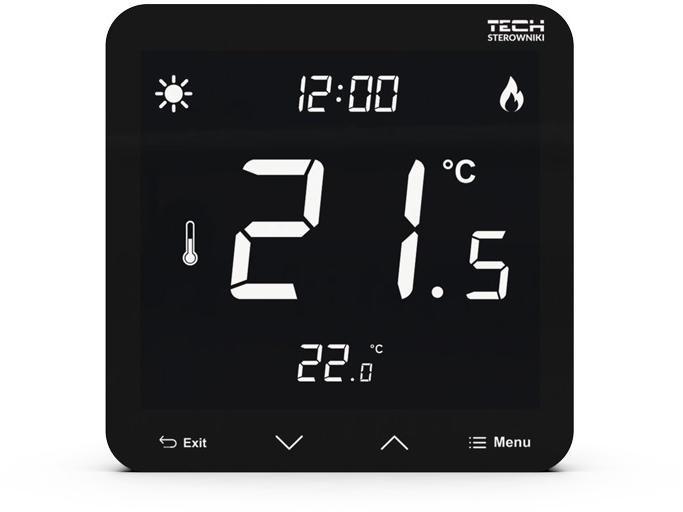Kablet dobbelt-termostat ST-297z v3 - sort billede
