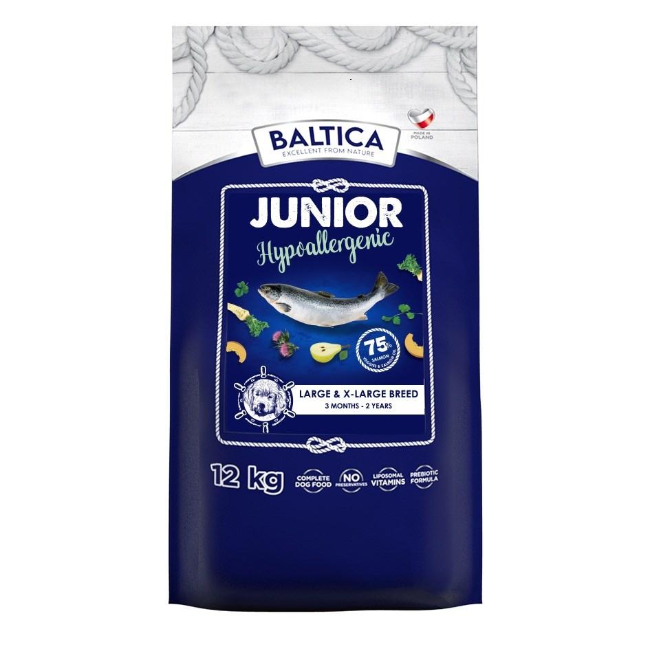 BALTICA Excellent Hypoallergenic Junior L/XL Laks – tørfoder til hunde, 12 kg billede