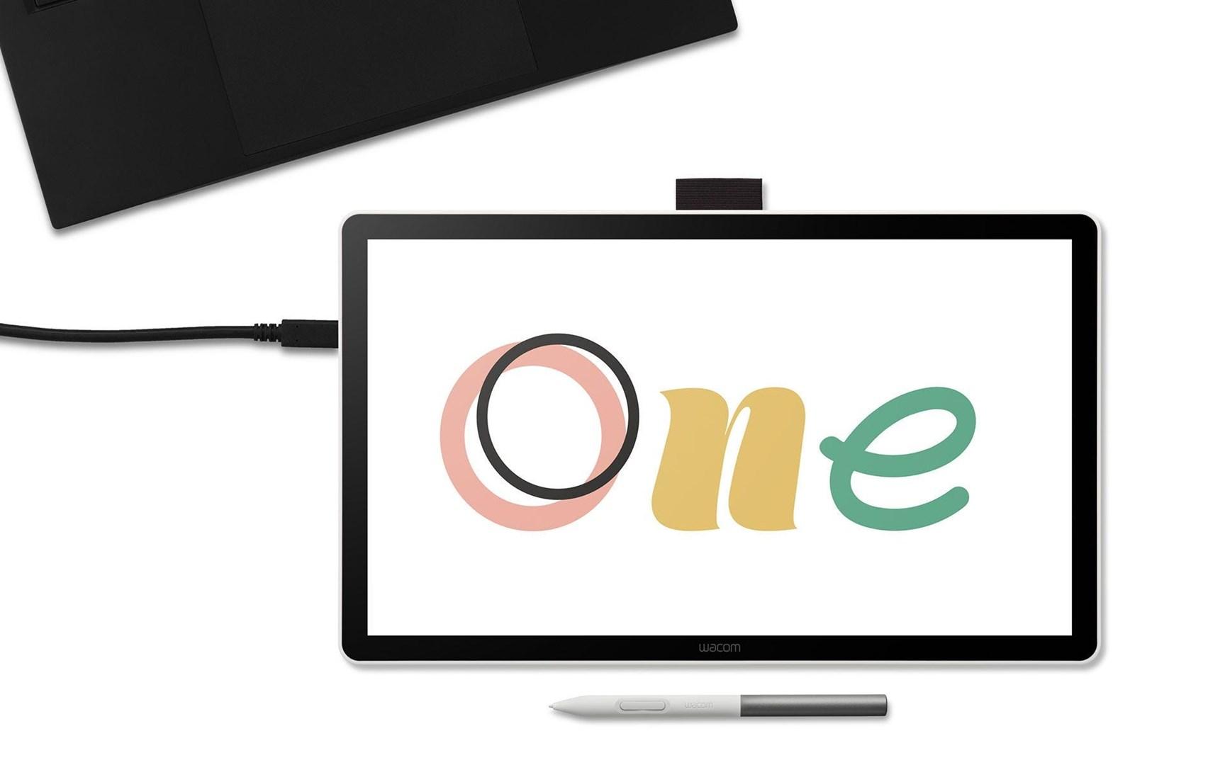 Wacom One 14 tegneskærm - 14" Full HD, sort/hvid