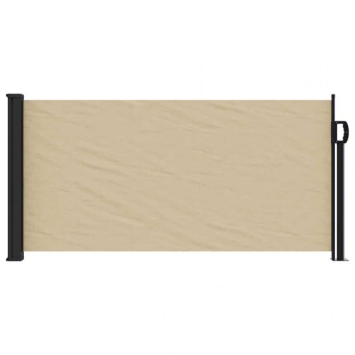 Sammenrullelig sidemarkise 100 × 300 cm - beige