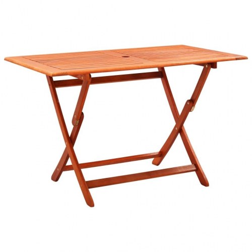 Havebord 120x70x75 cm foldbart massivt eukalyptustræ