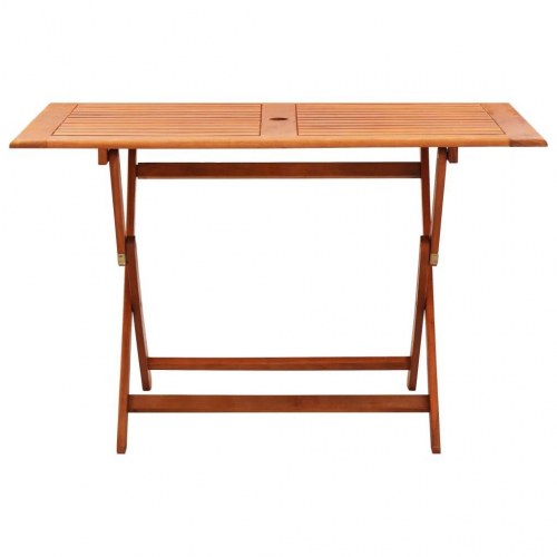 Havebord 120x70x75 cm foldbart massivt eukalyptustræ