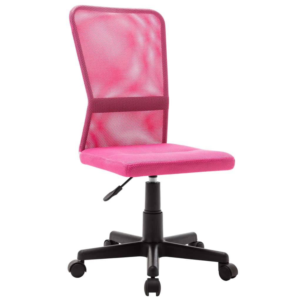Kontorstol 44x52x100 cm meshstof pink