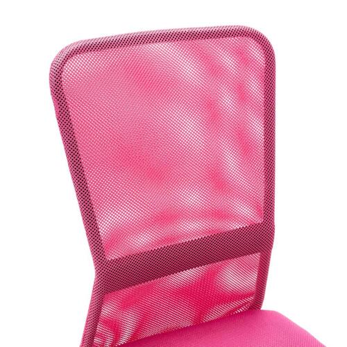 Kontorstol 44x52x100 cm meshstof pink