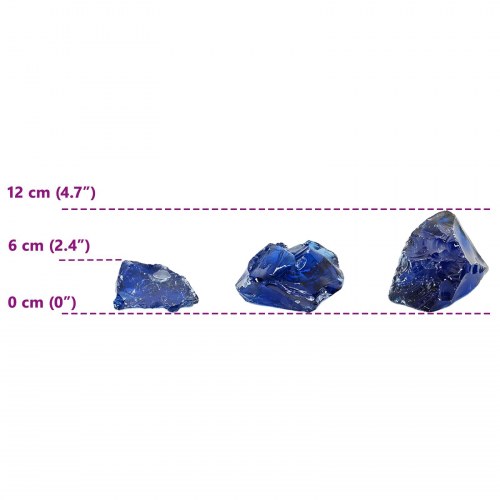 Have Sten Blå 12 cm Glas