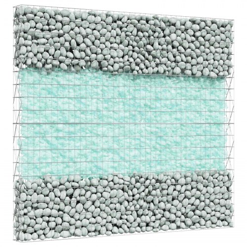 Have sten i glas - turkis, 6-12 cm (25 kg)