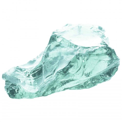 Have sten i glas - turkis, 6-12 cm (25 kg)