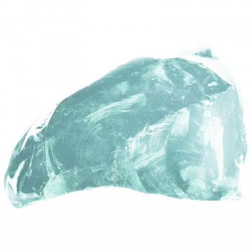 Have sten i glas - turkis, 6-12 cm (25 kg)