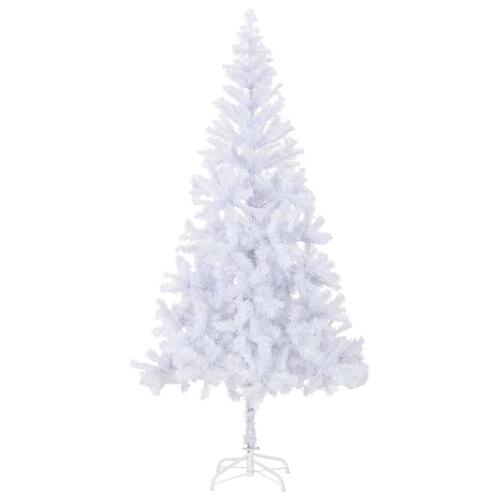 Kunstigt juletræ med lys og kuglesæt 210 cm 910 grene