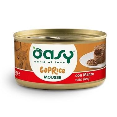 Oasy Caprice Mousse med oksekød – vådfoder til kat, 85 g billede