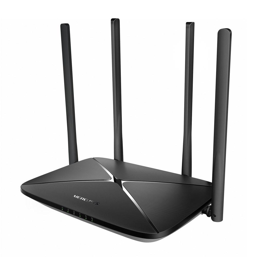 Mercusys MB115-4G trådløs router – 4G LTE, Wi‑Fi 4 300 Mbit/s, Single‑band 2,4 GHz, Sort billede